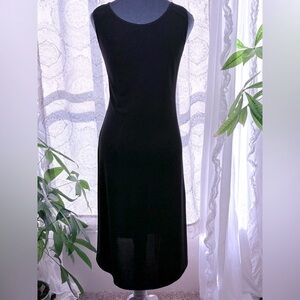 GAP Black Sheath Midi Dress